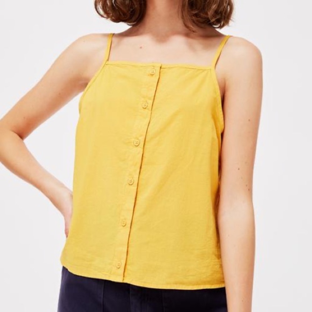LACAUSA button down tank/cami